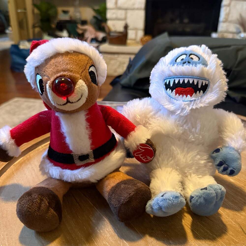 Rudolph the Red-Nosed Reindeer and Bumble the Abominable Snowman Plush Set